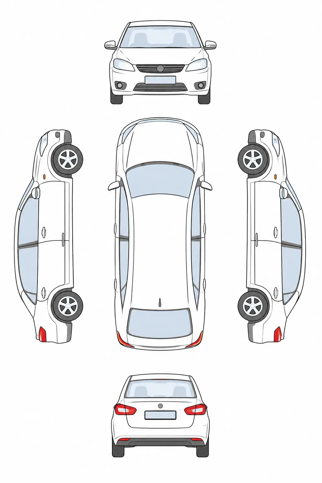 car inspection map